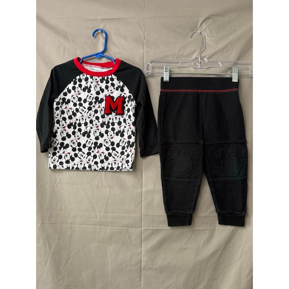 Disney Mickey and the Roadster Racers Long Sleeve Shirt and Pants Outfit Size 2T